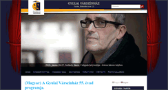 Desktop Screenshot of gyulaivarszinhaz.hu